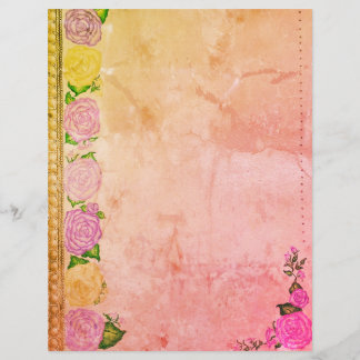 Dreamy Rose Stationery (Pink/Purple)