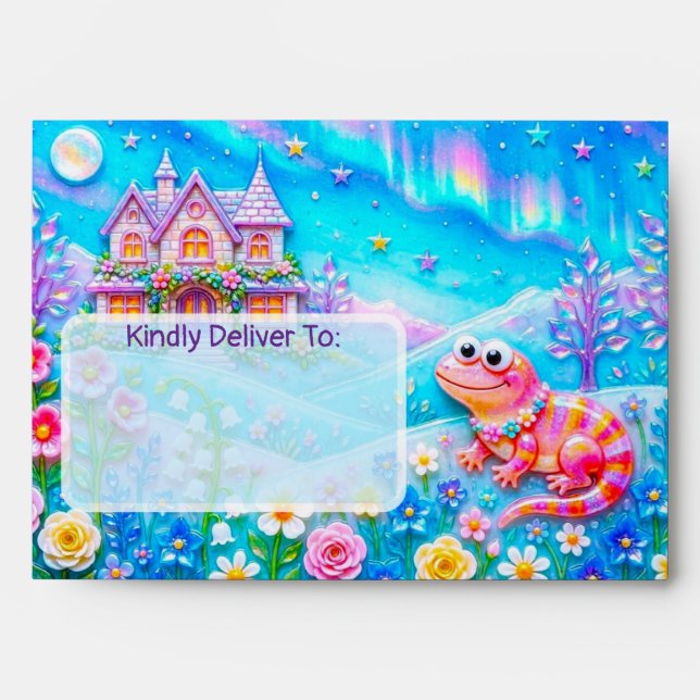 Dreamy Salamander Envelopes (Front)