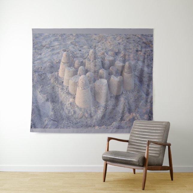 dreamy sandcastle print tapestry (In Situ (Horizontal))