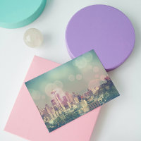 Dreamy Seattle Skyline and Space Needle