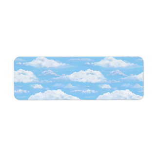 Dreamy Sky Return Address Label
