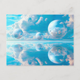 Dreamy Sky Surreal Nature Landscape Announcement Postcard