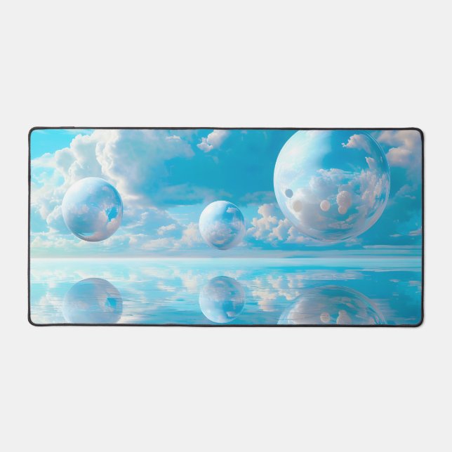 Dreamy Sky Surreal Nature Landscape Desk Mat (Front)