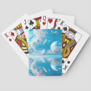 Dreamy Sky Surreal Nature Landscape Playing Cards