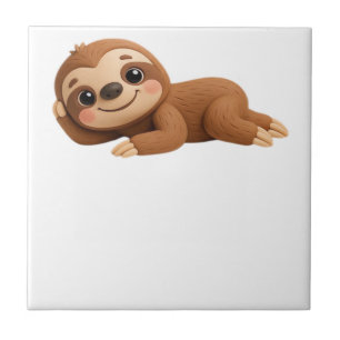 Dreamy Sloth Ceramic Tile