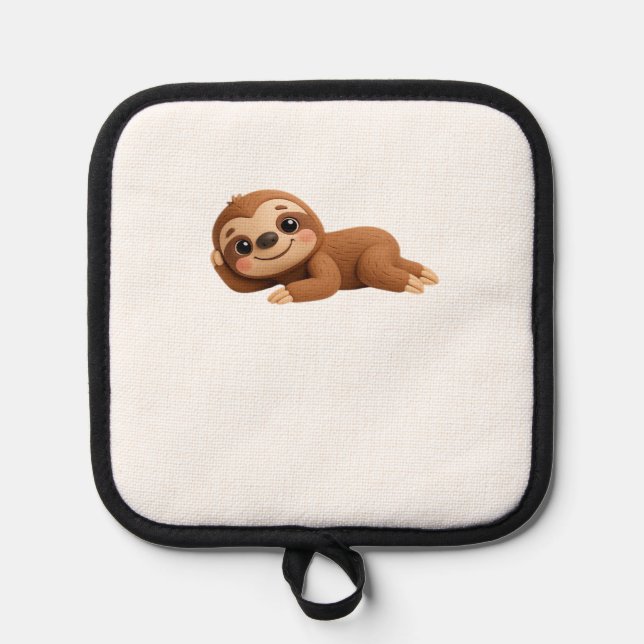 Dreamy Sloth Pot Holder (Front)