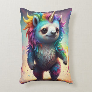 Dreamy Slothicorn: A Rainbow Baby Fantasy, Decorative Cushion