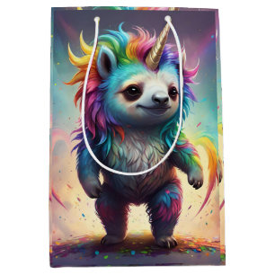 Dreamy Slothicorn: A Rainbow Baby Fantasy, Medium Gift Bag