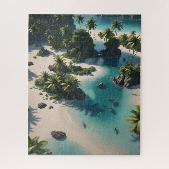 Dreamy snorkel spot jigsaw puzzle (Vertical)