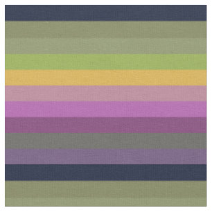 Dreamy Soft Pastel Rainbow Stripe Pattern Fabric