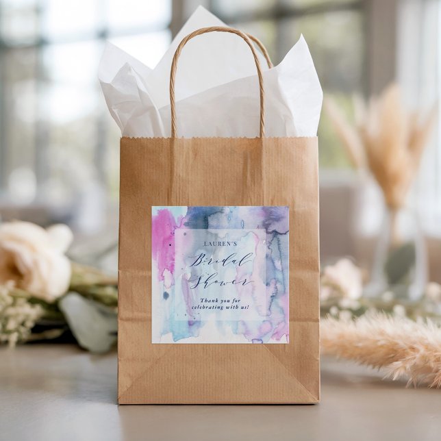 Dreamy Spring Bridal Shower Favor Label Stickers (Creator Uploaded)