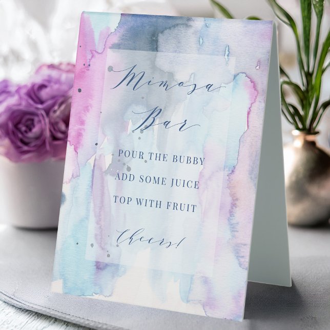 Dreamy Spring Bridal Shower Mimosa Bar Table Sign  (Creator Uploaded)