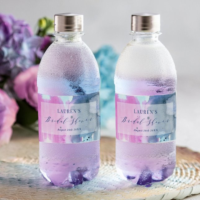 Dreamy Spring Bridal Shower Water Bottle Labels (Creator Uploaded)