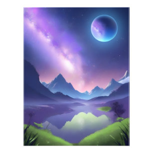 Dreamy Starry Night Photo Print
