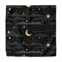 Dreamy Starry Night Sky Bandanna
