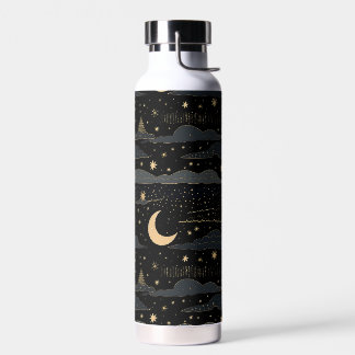 Dreamy Starry Night Sky Water Bottle