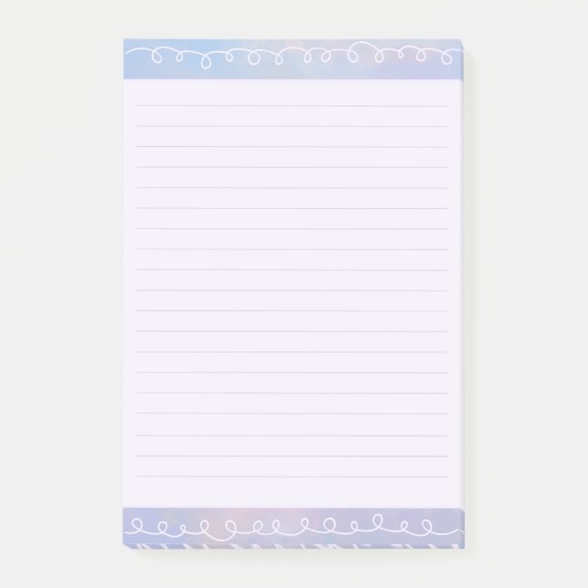 Dreamy Stationery Post-it Notes (Front)