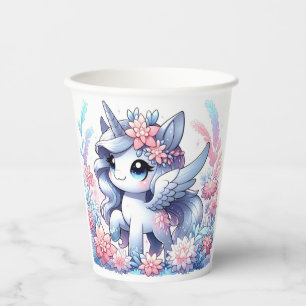 Dreamy Sweet Unicorn Baby Shower Paper Cups