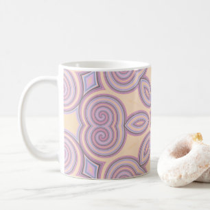 Dreamy Swirls – Pastel Psychedelic Pattern Coffee Mug