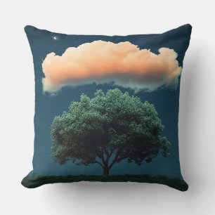 Dreamy Tree and Cloud Cushion