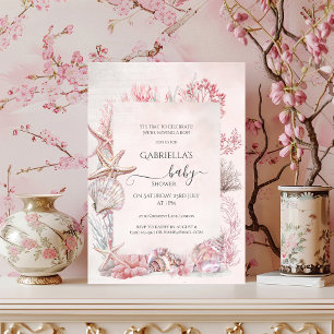 Dreamy Under the Sea Baby Shower Invitation