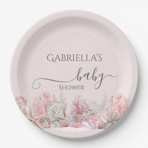 Dreamy Under the Sea Baby Shower Paper Plate