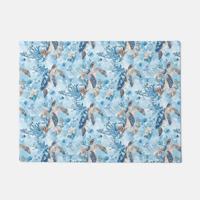 Dreamy Under the Sea Doormat (Front)