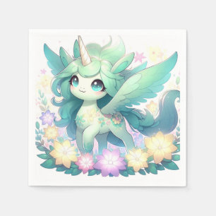 Dreamy Unicorn Baby Shower Napkin
