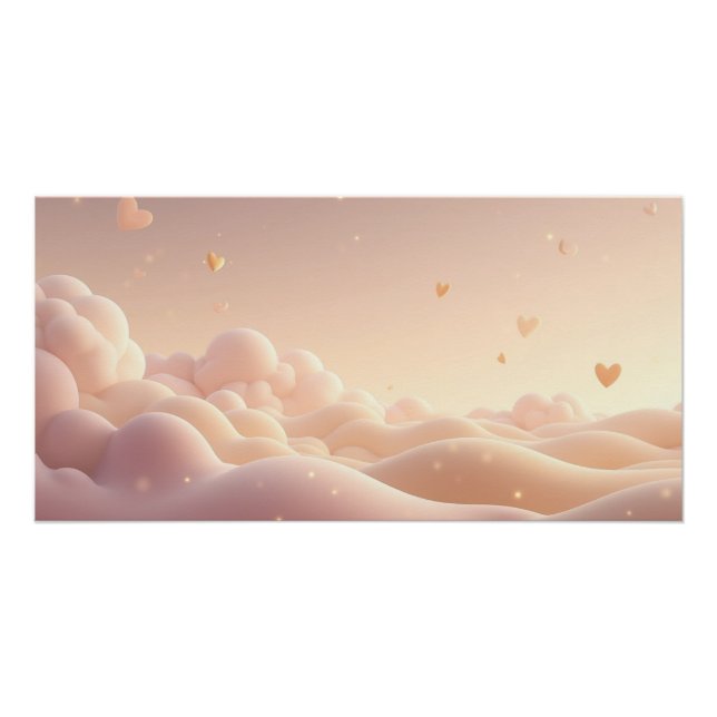 Dreamy Valentine’s Day Romantic Décor Poster (Front)