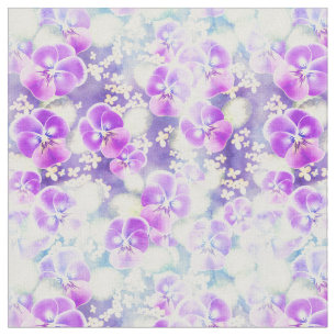 Dreamy Violet Pattern Fabric