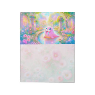 Dreamy Walrus Garden Notepad