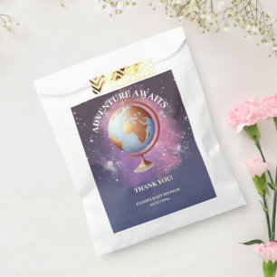 Dreamy Watercolor Adventure Awaits Baby Shower Favour Bag