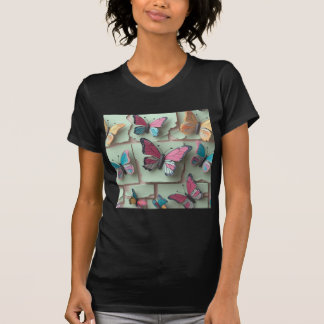 Dreamy Watercolor Butterfly T-Shirt for Women