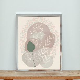 Dreamy Watercolor Flowers - Modern Botanical Art Photo Print