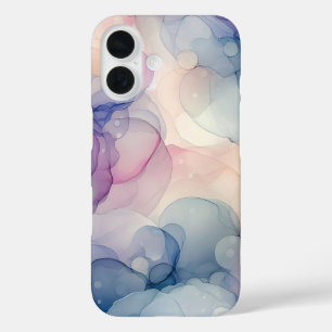 Dreamy Watercolor Ink Art iPhone 16 Case