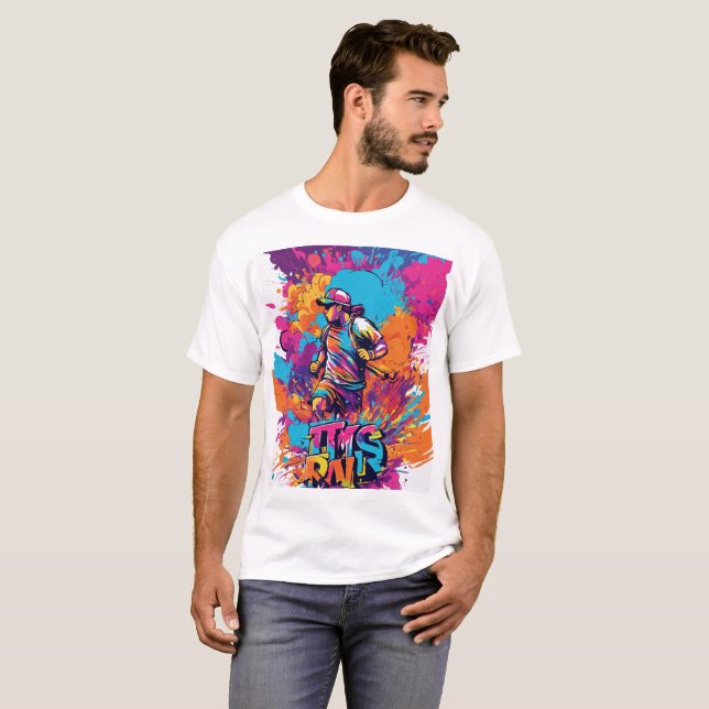 Dreamy Watercolor T-Shirts with Artistic Flair (Front Full)