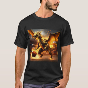 Dreamy Watercolour Dragon T-Shirt Design