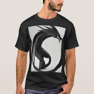 Dreamy Watercolour Dragon T-Shirt Design