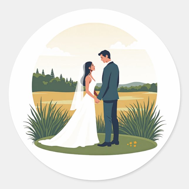 Dreamy Wedding Moment Sticker (Front)