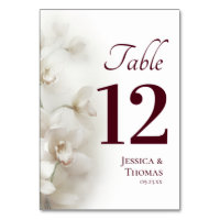 Dreamy White Orchids Stylish Floral Wedding