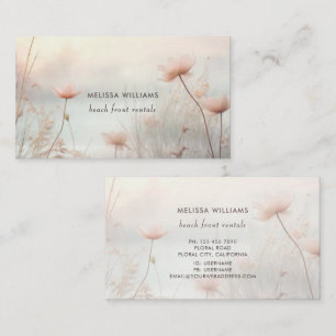 Dreamy Wildflowers Logo Business Card