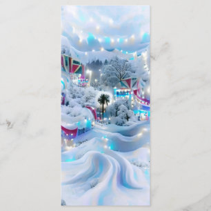 Dreamy Winter Wonderland Lights Bookmark Menu