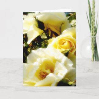 Dreamy Yellow Roses AH2010 Card