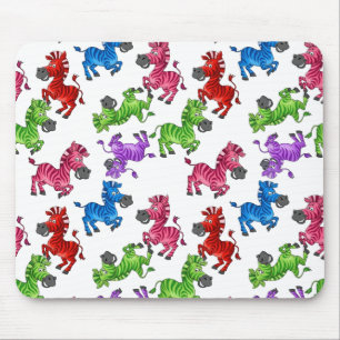 Dreamy Zebra World Mouse Pad