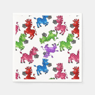 Dreamy Zebra World Napkin