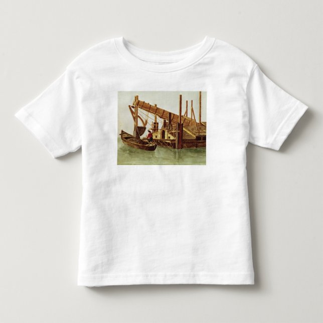 Dredging a canal toddler T-Shirt (Front)