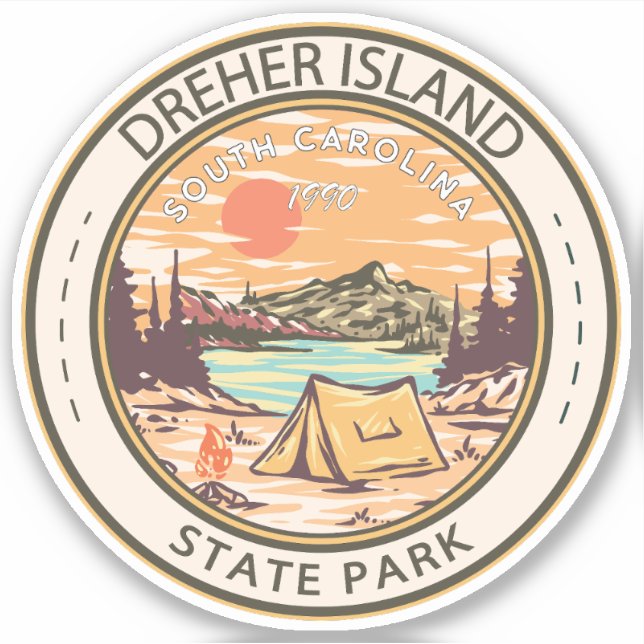 Dreher Island State Park South Carolina Badge (Front)