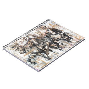 Drei Tölter Braun Notebook