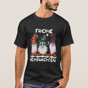 Drei Zwerge Passende Familie Frohe Weihnachten T-Shirt