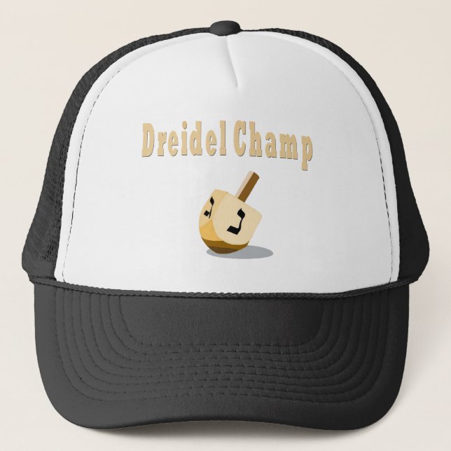 Dreidel Champ Hat (Front)